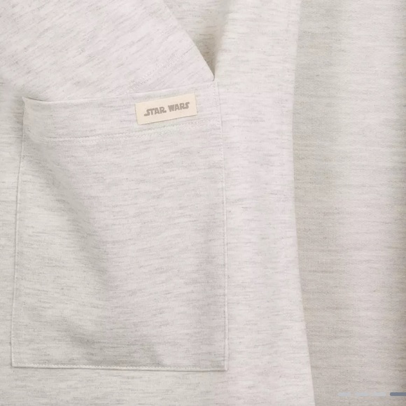 Star Wars Hooded Cardigan Adult XL Heathered Gray - Picture 6 of 12